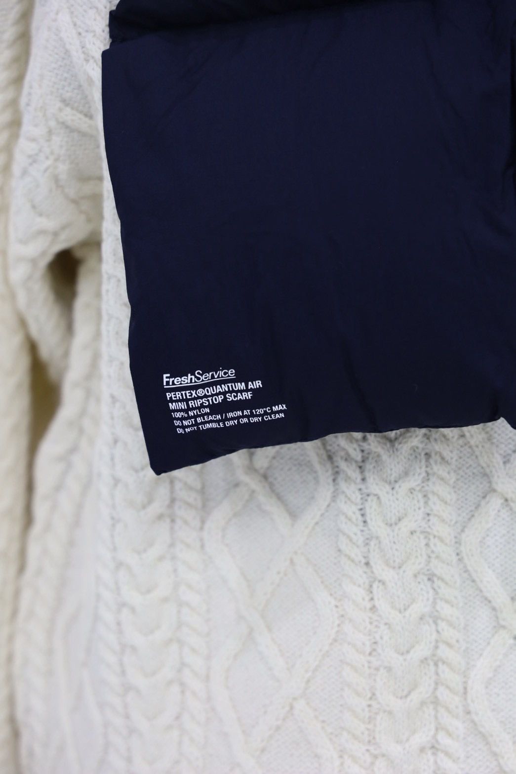 フレッシュサービス PERTEX® QUANTUM AIR MINI RIPSTOP SCARF(FSP253-90198)NAVY★10月18日(土)発売！