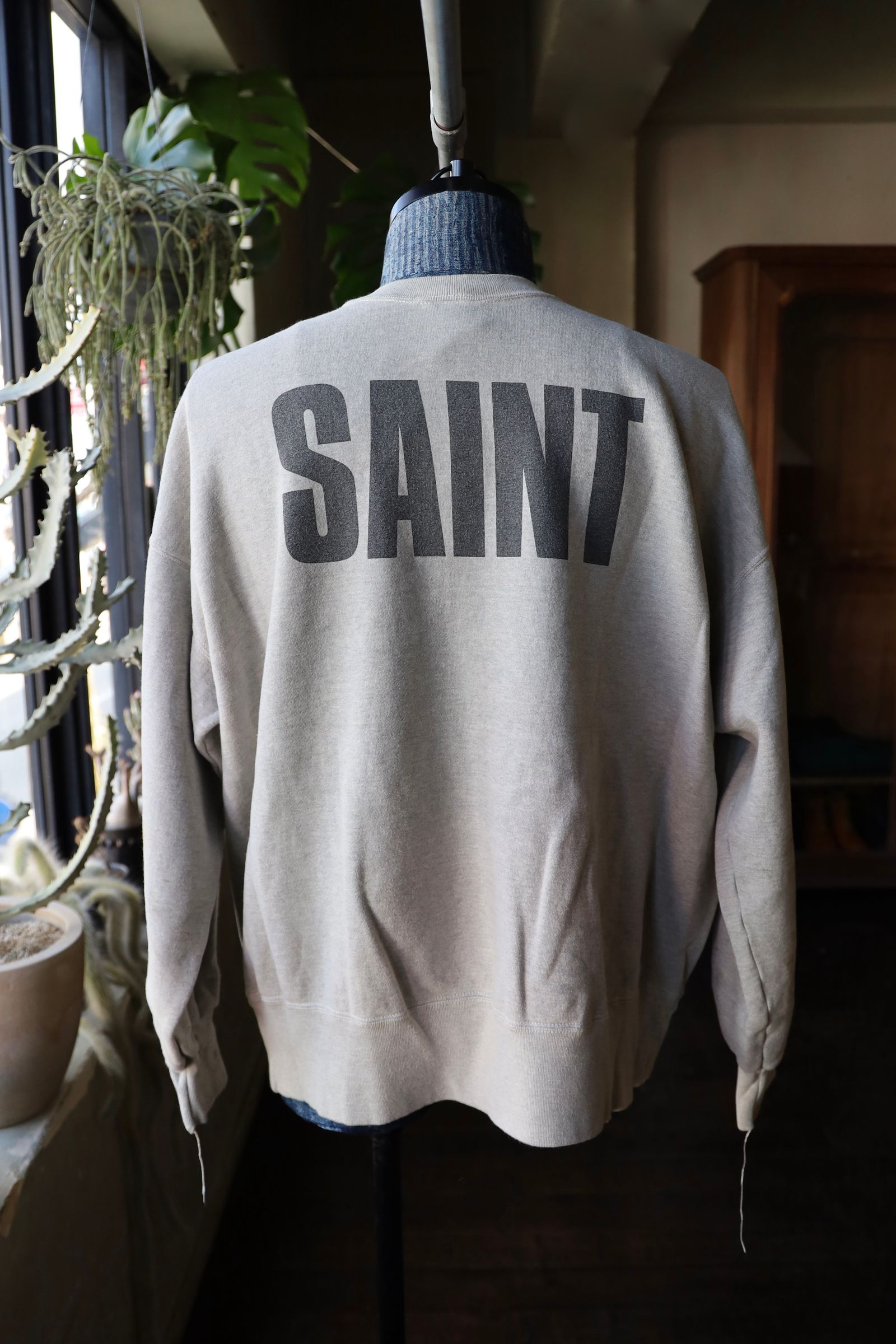 セントマイケル25SS FRIENDSコラボ FRD_CREW N SWEAT(SM-HR8-0000-C58)GRAY