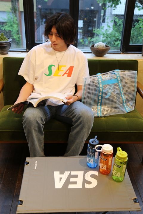 WIND AND SEA SEA"TRICOLOR"TEE(WDS-20S2-CS-05)GIN(WHITE)style.2020.7.10