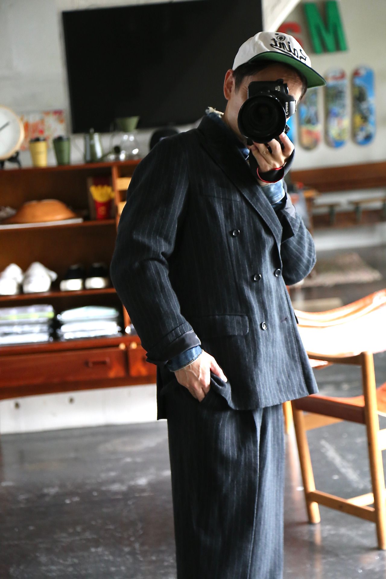 A.PRESSE - アプレッセ Double Breasted Jacket(21AAP-01-07M)CHARCOAL 