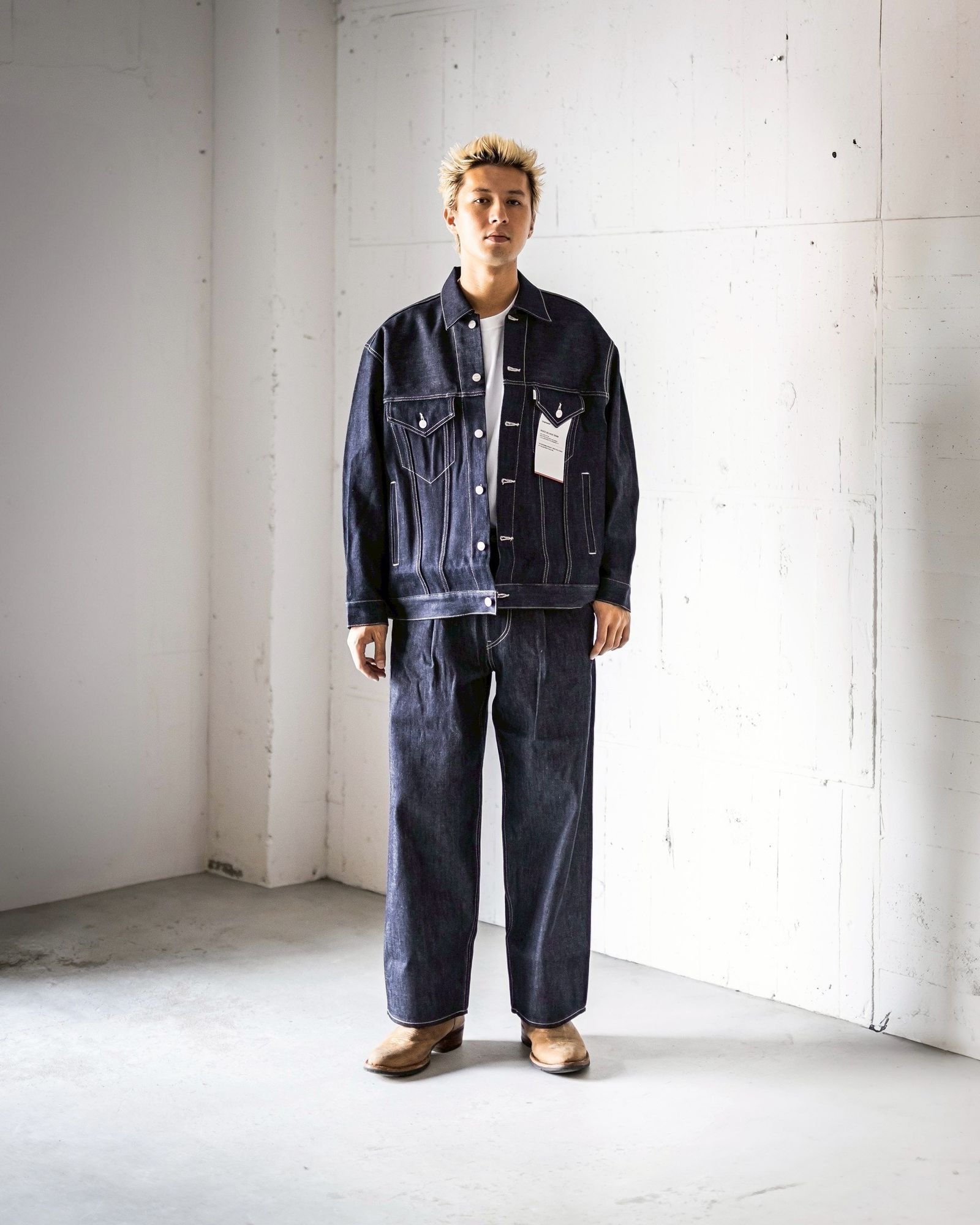 グラフペーパー 25AW Selvage Denim Trucker Jacket(GM253-20055RB)INDIGO_RIGID☆7月26日(土)発売！
