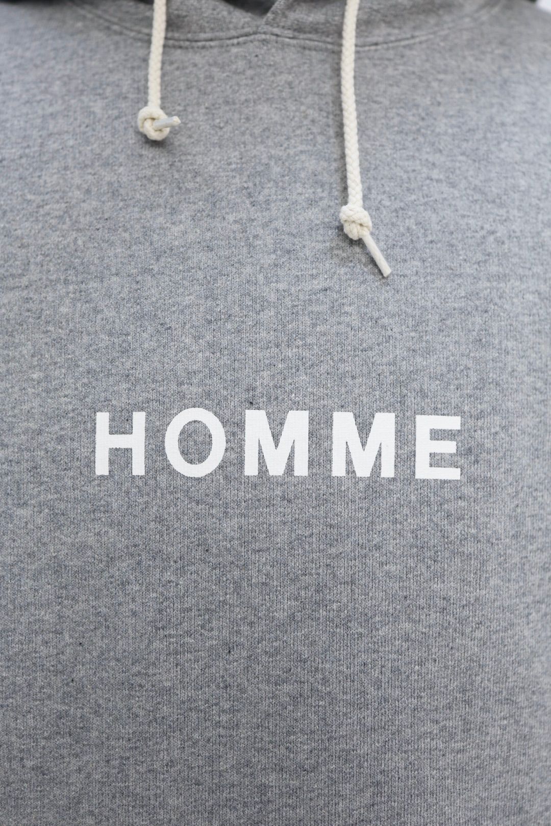 コムデギャルソンオム HOMMEプリントパーカー(HQ-T105-051)T.GRAY☆2月6日(金)発売！