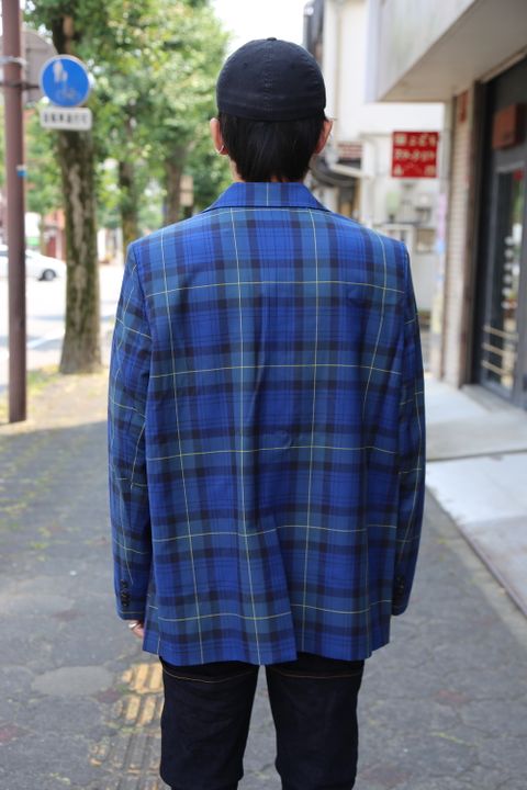 JieDa TARTAN CHECK JACKET "BLUE"Style.2020.8.22.