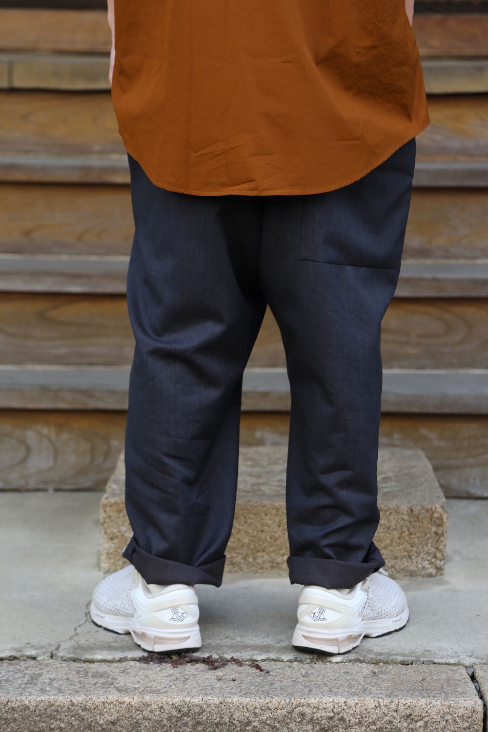 Graphpaper Broad Oversized S/S Regular Collar Shirt(GM212-50625B) style. 2021.05.23.