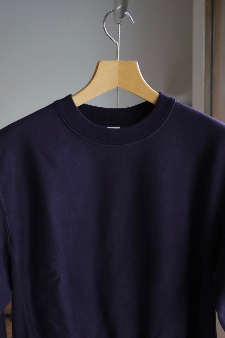 blurhms Women's 25FW Soft&Hard Sweat Crew-Neck P/O(bROOTS24F21F25)DarkPurple☆新作発売！