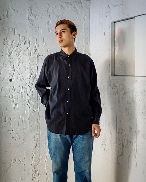A.PRESSE Double Weave Twill Regular Collar Shirt 1月11日(土)新作発売！