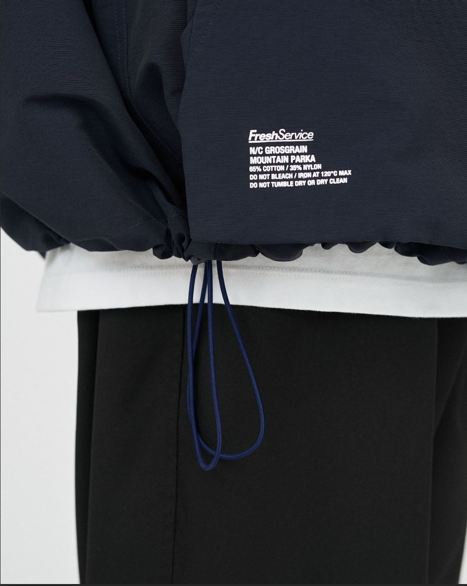 フレッシュサービス N/C GROSGRAIN MOUNTAIN PARKA (FSC253-20171)NAVY☆9月13日(土)発売！