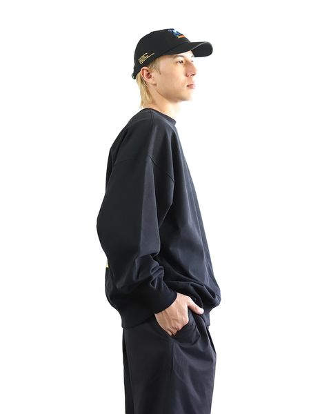 FreshService 24SS CORPORATE PRINTED CREW NECK SWEAT"All Day All Night" style 2024.4.13