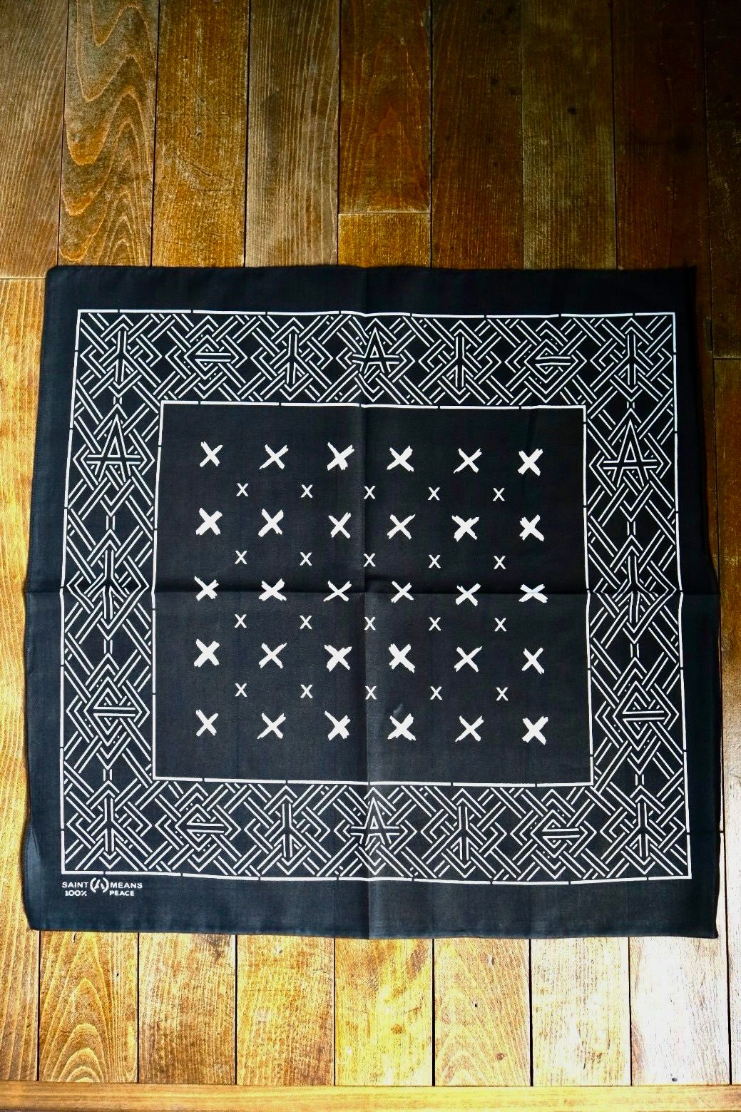 セントマイケル 26AW CROSS BKM_BANDANA(SM-MK1-0000-C61)BLACK☆8月8日(土)発売！