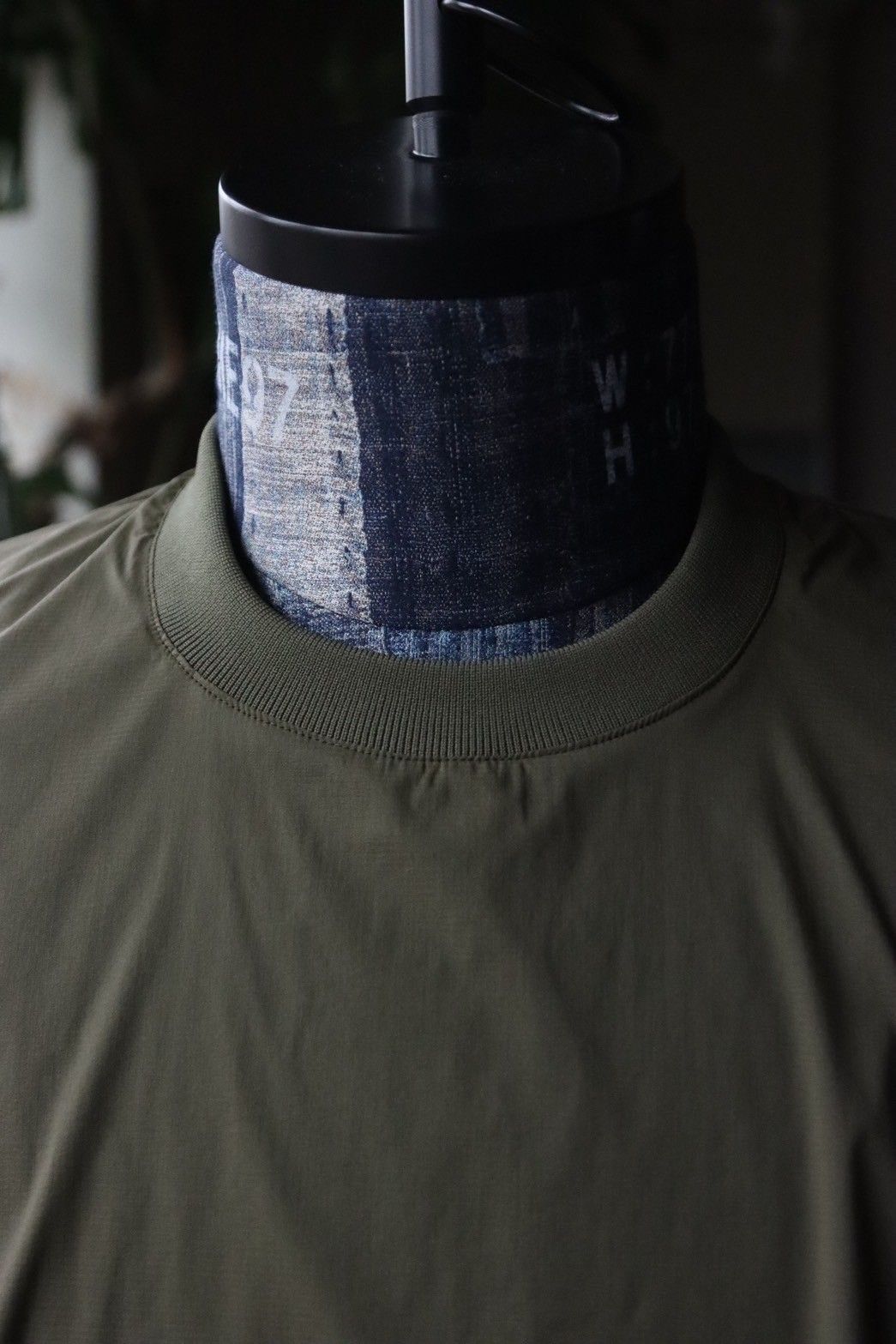 S.F.C 24SS エスエフシー BIG NYLON ROUND SS TEE (SFCSS24S06)Olive
