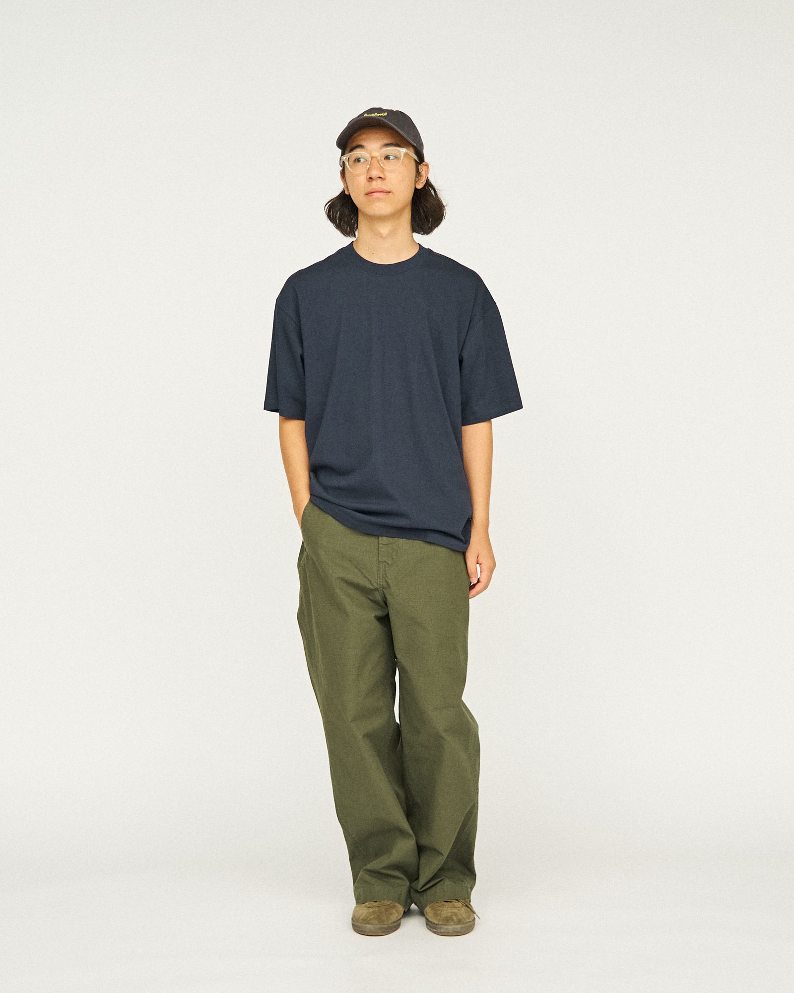 フレッシュサービス パックTシャツ 2-PACK CORPORATE S/S TEE (NAVY)