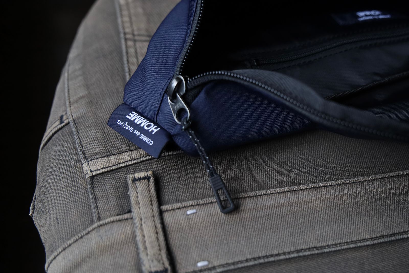 コムデギャルソンオム25SS ウエストポーチ(HO-K291-051)NAVY☆2月8日(土)発売！