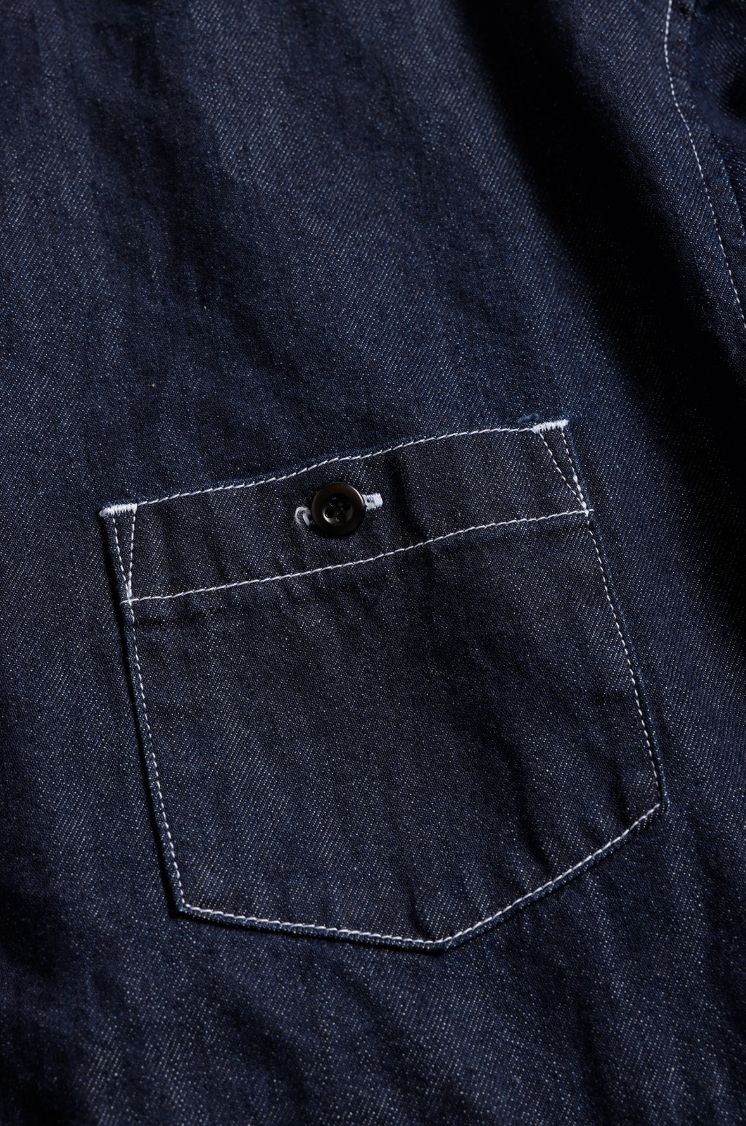 ファンダメンタル デニムシャツ<WOMENS FIT> DENIM SHIRT RINSE(FA25/SH11WR)INDIGO