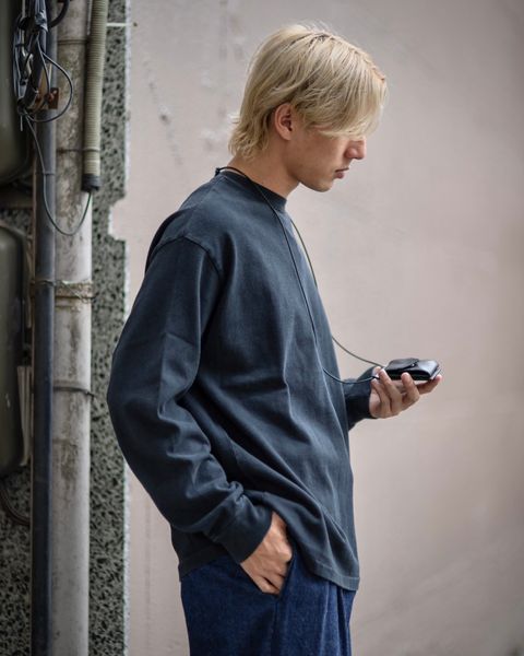 A.PRESSE STYLE2 1st delivery Vintage L/S T-shirt(BLACK)style 2024.6.21