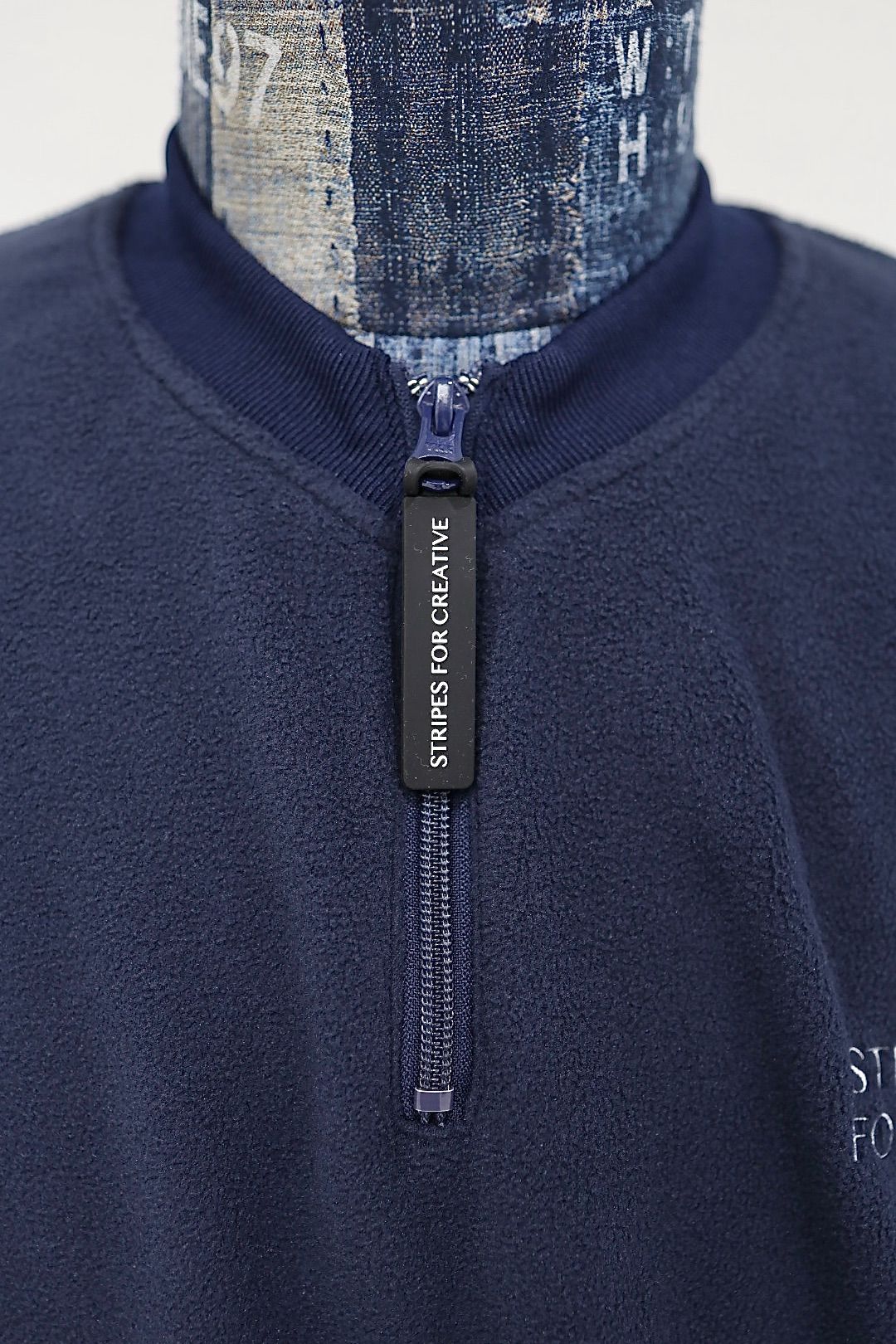 S.F.C 25FW SPOT エスエフシー FLEECE BASEBALL HALF ZIP JACKET(SFCFW25J01SP)Navy☆12月20日(土)発売！