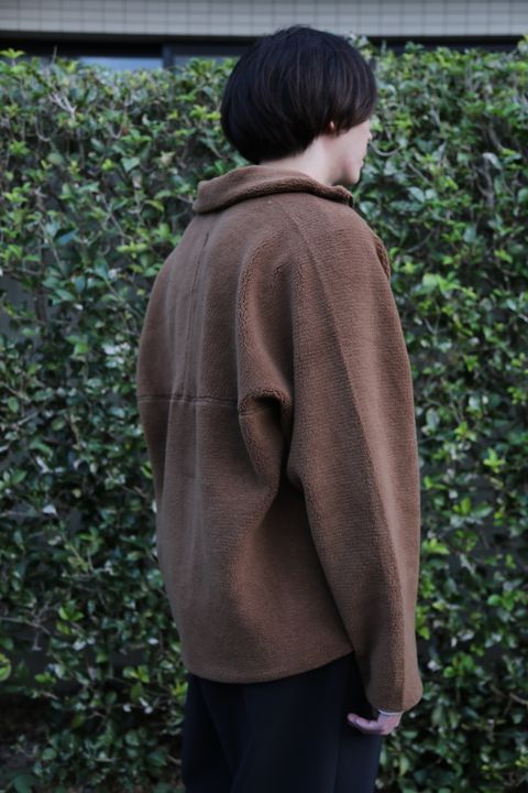 Graphpaper Wool Boa Zip-Up Blouson style.2020.10.2
