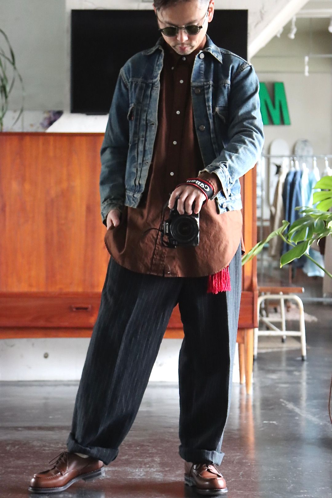 A.PRESSE BD Oxford Shirt(22SAP-02-05H)BROWN style