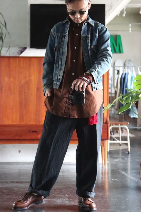 A.PRESSE BD Oxford Shirt(22SAP-02-05H)BROWN style