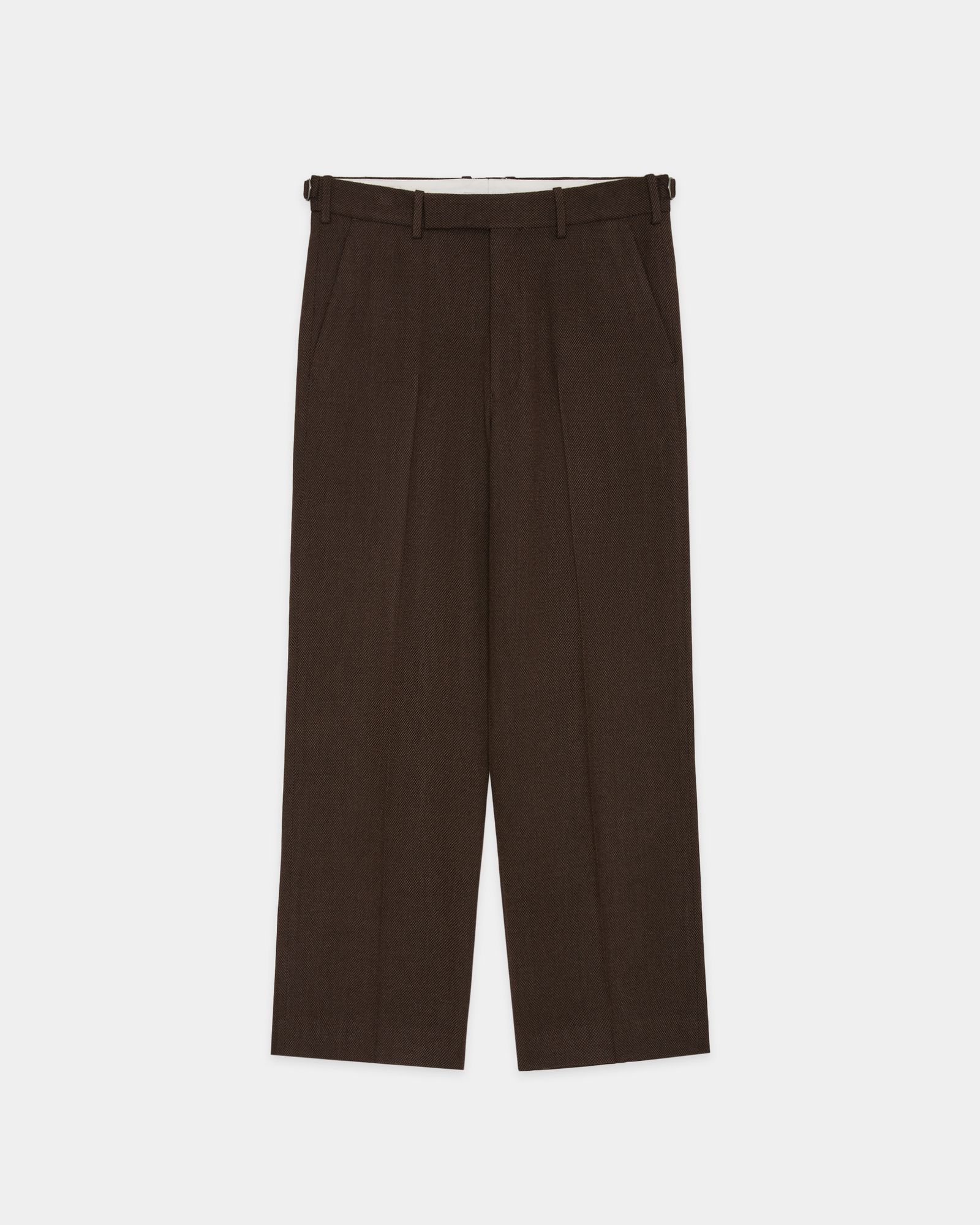 マーカ 26AW REGULAR FIT STRAIGHT TROUSERS(M26C10PT03C) BROWN BIRD’S-EYE☆新作発売！
