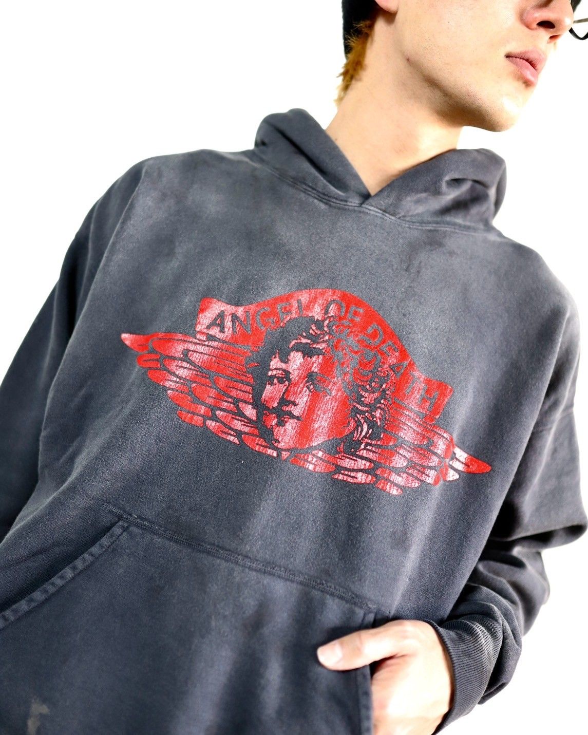 SAINT M×××××× - セントマイケル 24SSフーディANGEL HOODIE(SM-YS8 ...