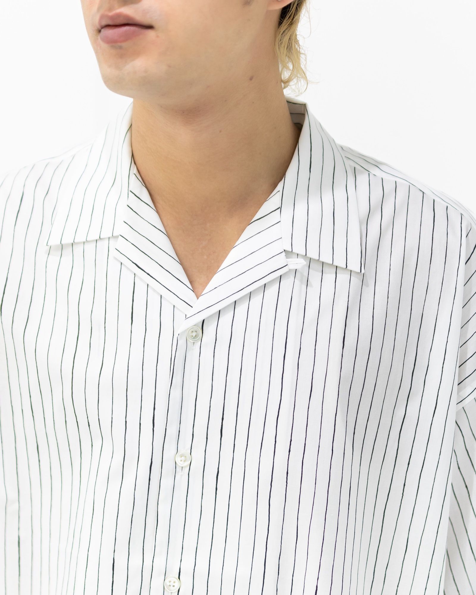 S.F.C COTTON STRIPE OPEN COLLAR SS SHIRT 5月9日(土)新作発売！