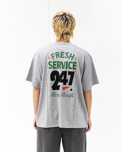 FreshService CORPORATE PRINTED S/S TEE "ALL DAY ALL NIGHT" (GRAY) 新作発売！