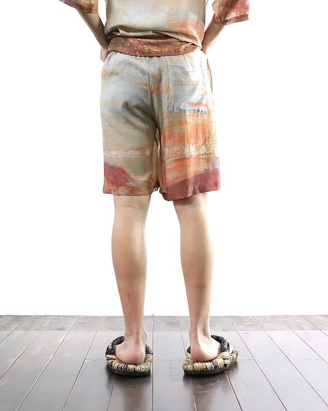 YOKE 24SS 新作LANDSCAPE PRINTED OPEN COLLAR SHIRT style 2024.5.7