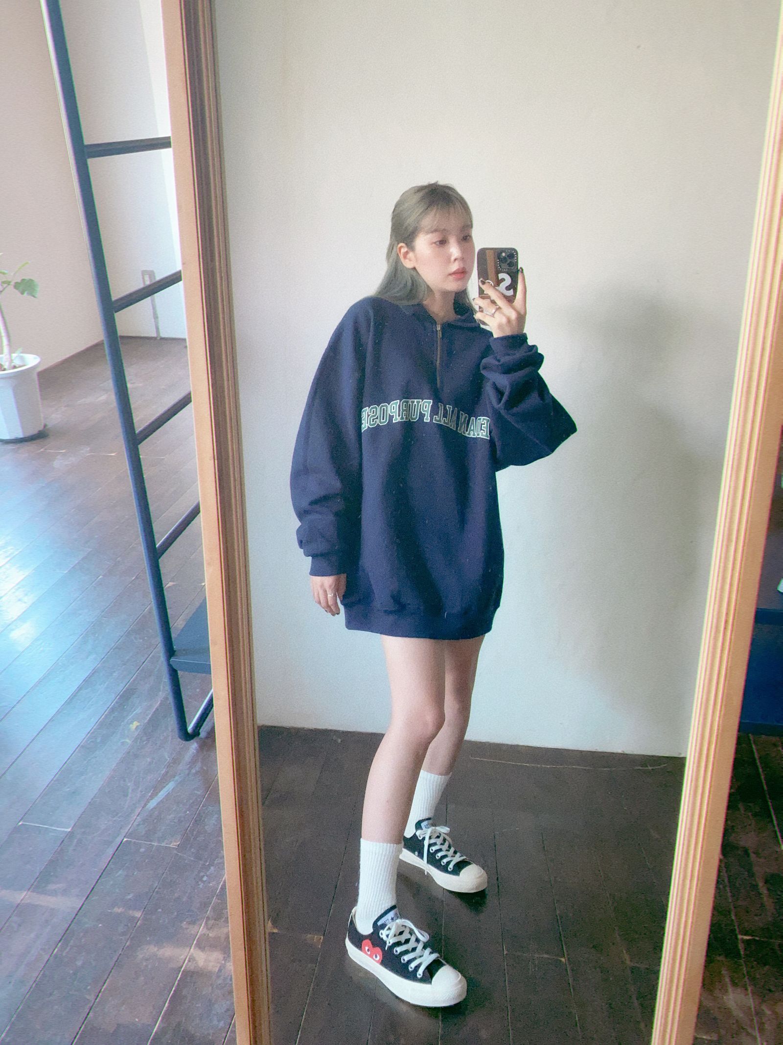 SEDAN ALL-PURPOSE FW23 Arch Logo Quarter Zip Sweatshirt