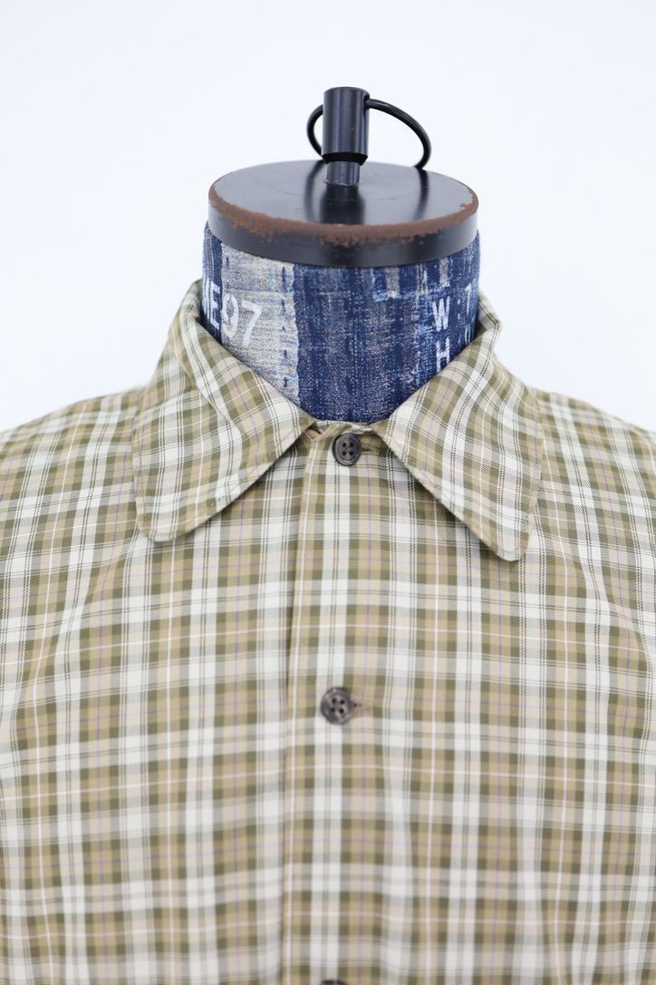 DAIWA PIER39(ダイワピア39) TECH SPORTS OPEN COLLAR SHIRT L/S GREN PLAID(BE-82026)BROWN GRAY☆3月28日(土)新作発売！