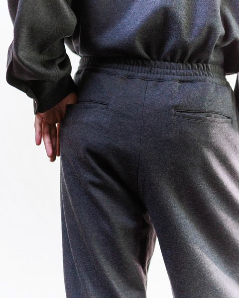 Graphpaper Wool Smooth Flannel Oversized Regular Collar Shirtセットアップスタイル (GRAY)スタイル 11月2日(土)新作発売！