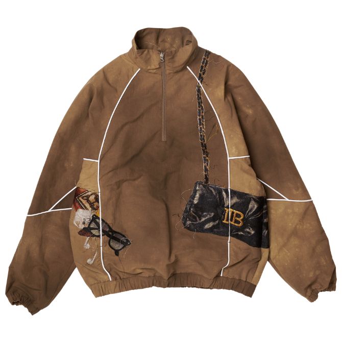 doublet ダブレット26AW TROMPE L’OEIL EMBROIDERY ANORAK (26AW37BL269)BEIGE☆8月15日(土)発売！