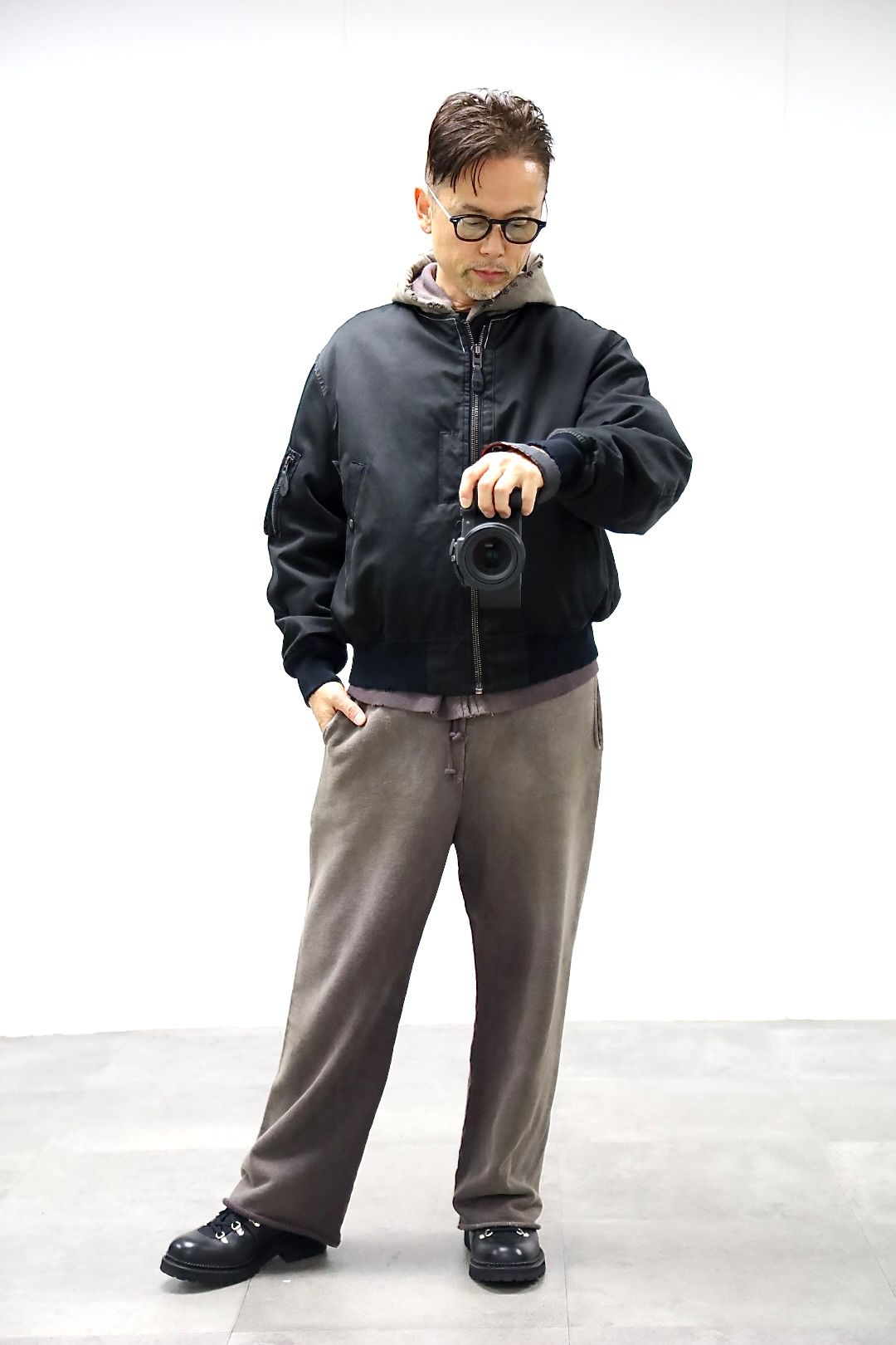 アプレッセ 2025 STYLE2 Vintage Silk Flight Custom Jacket(25AAP-01-28)BLACK☆10月25日(土)発売!
