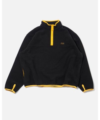 セダンオールパーパスFW23 Fleece Snap Pullover (SD23F-CT07)Black