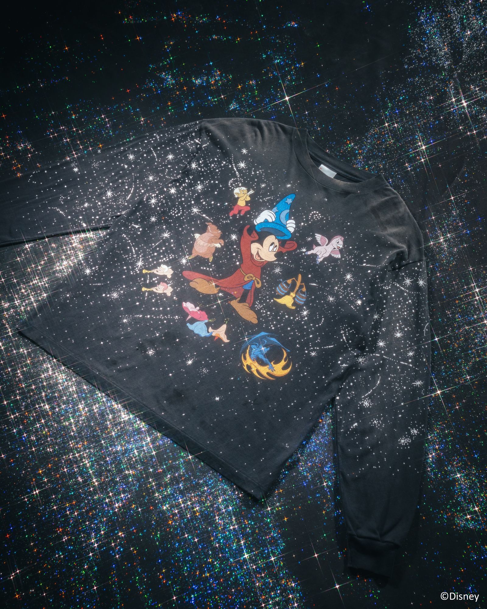 セントマイケル 26AW DSNY_LS T-SHIRT/FANTASIA (SM-MK1-0000-C90) BLACK☆9月19日(土)発売！