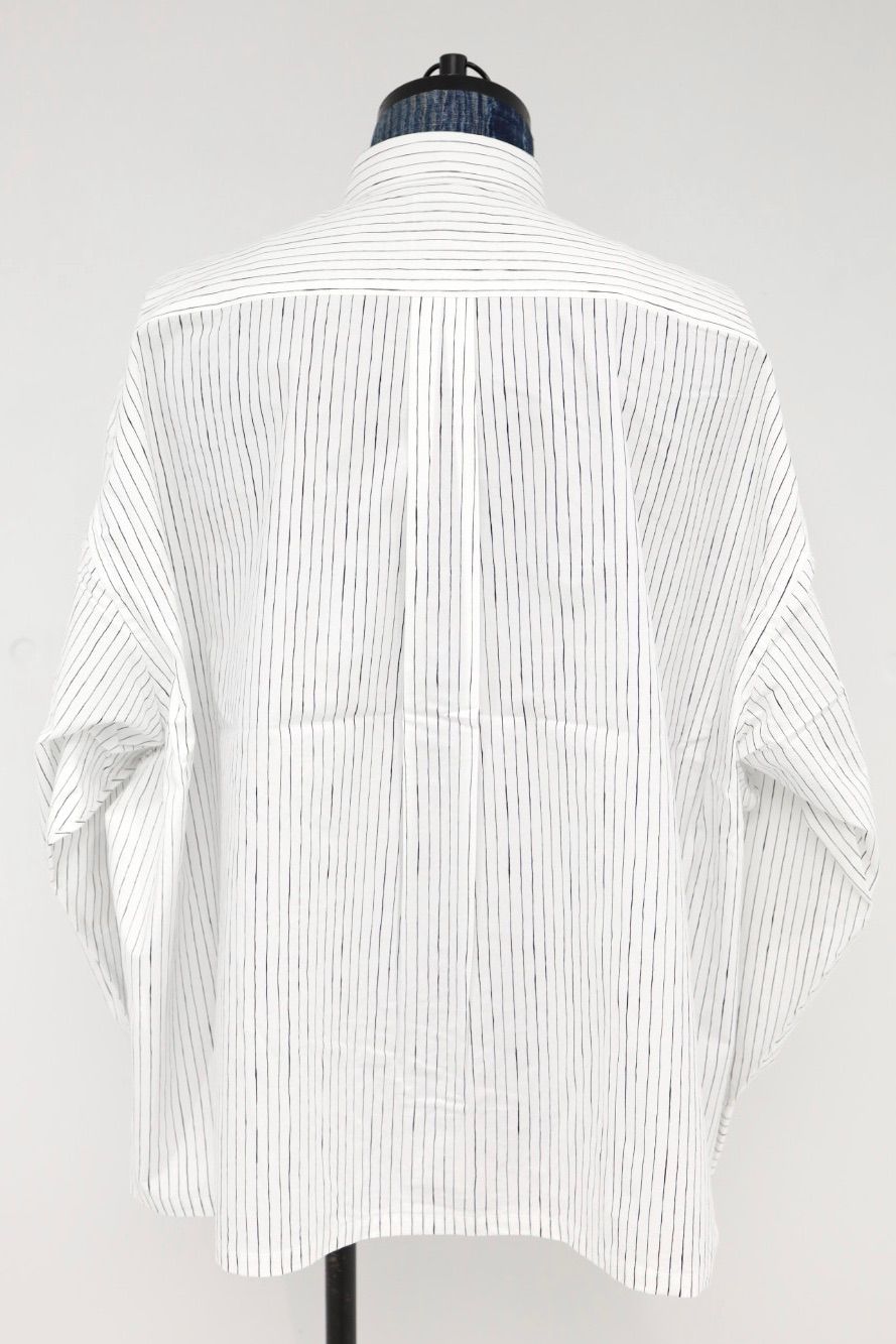S.F.C 26SS エスエフシー COTTON STRIPE SLIT SHIRT(SFCSS26S03)WHITE☆3月20日(金)発売！