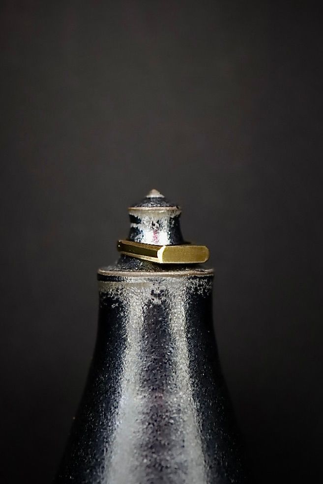 XOLO JEWELRY リング / Signet Ring with Hair Line -Thin-Gold-(XOR120)★新作発売！