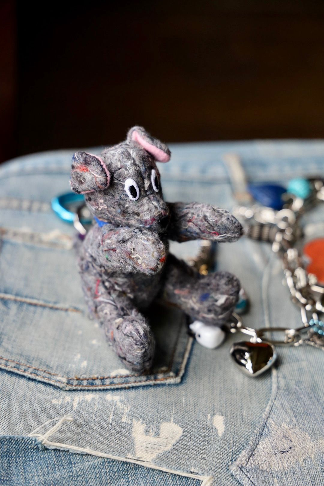 ミュージシャン Doublet KEY CHAIN WITH DOG DOLL / BLU doublet/ダブレット/KEY CHAIN WITH DOG DOLL | L.H.P