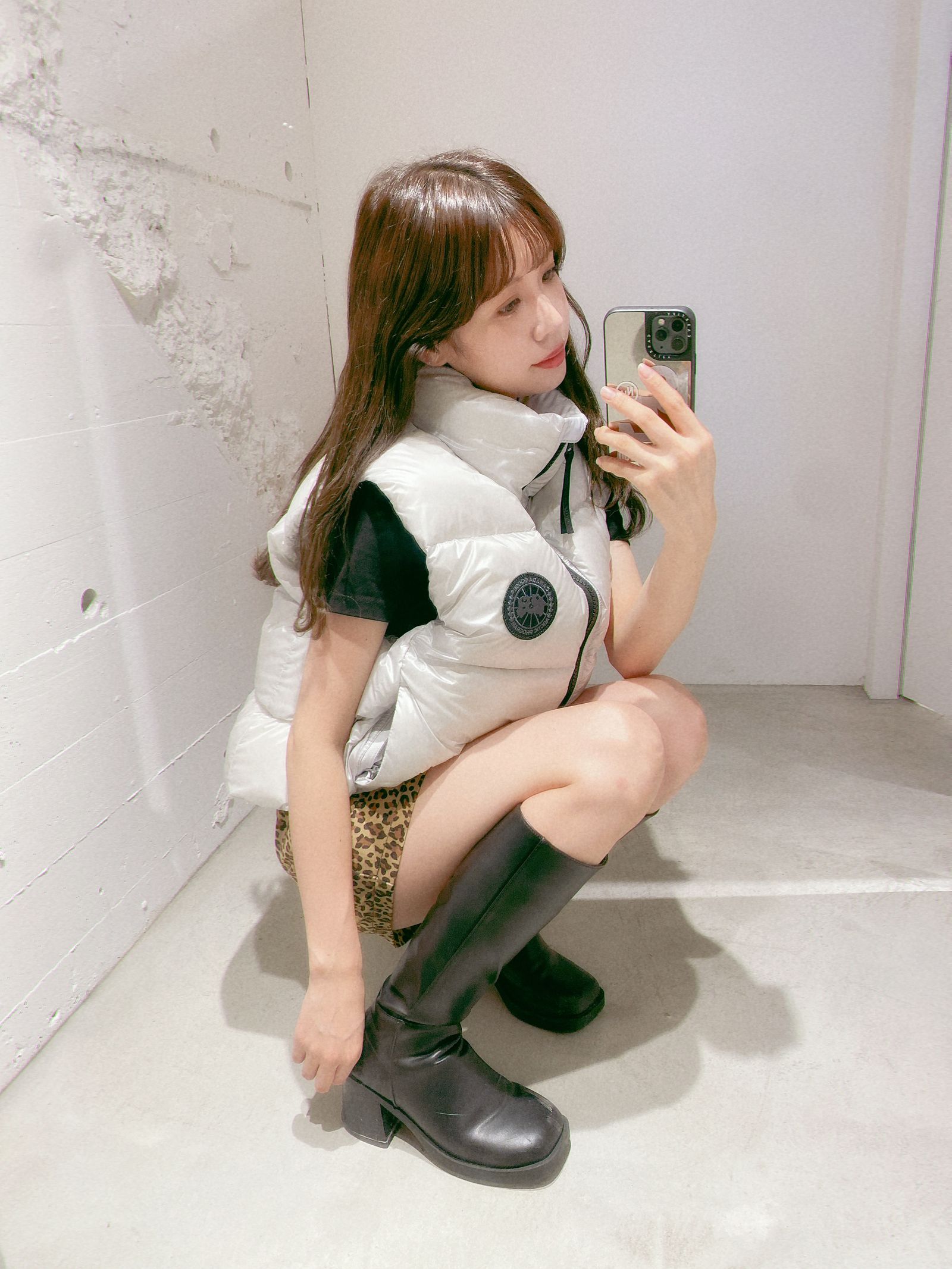 CANADA GOOSE レディース新作Cypress Puffer Vest Black Label style.2024.10.12