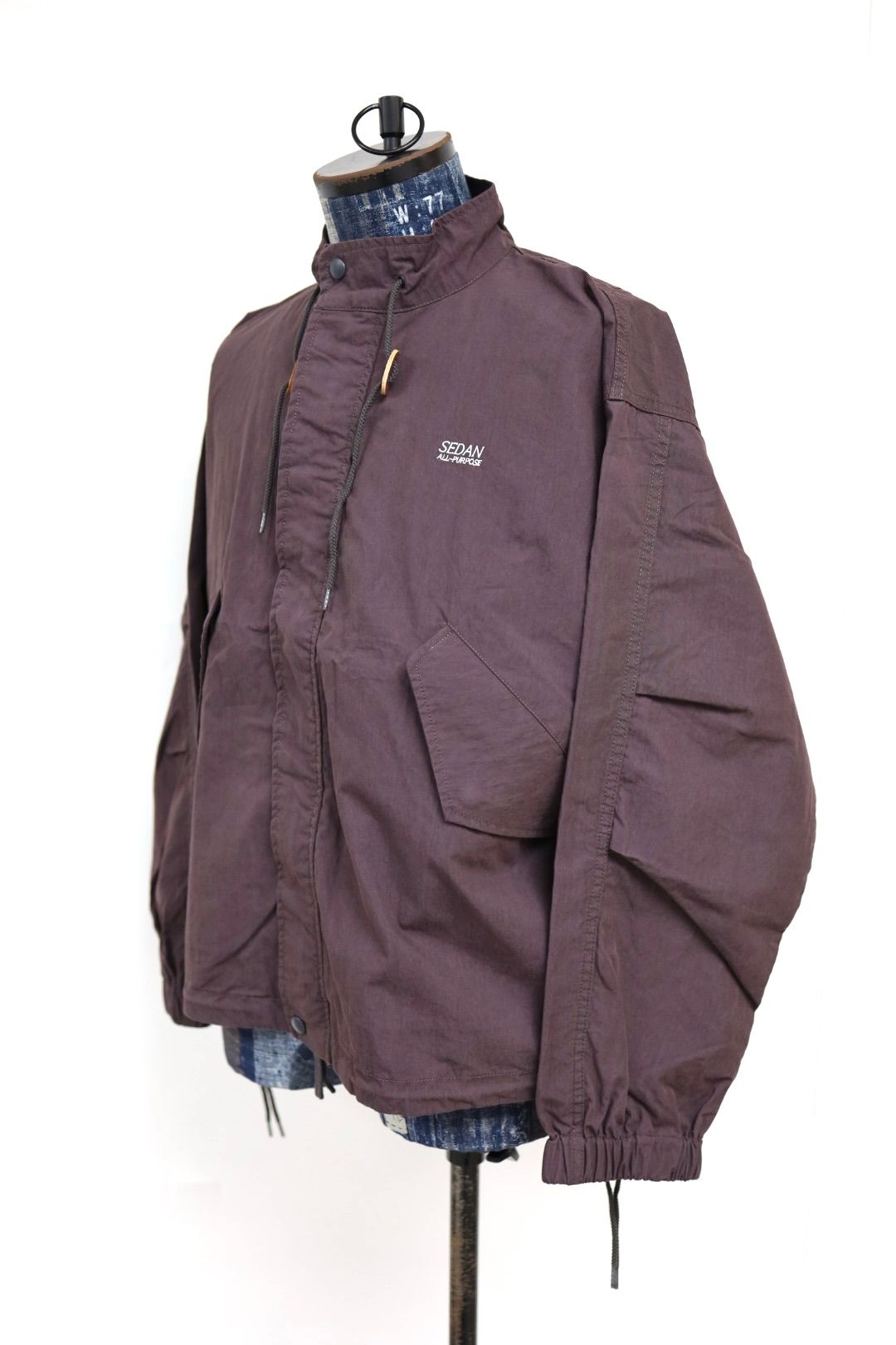 セダンオールパーパス 26SS Stand Collar Jacket(SD26S-JK05)Dark Brown☆2月21日(土)発売！