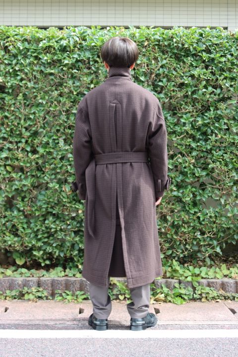 YOKE DOUBLE BREAST OVERCOAT(YK21AW0242C)style.2021.09.13