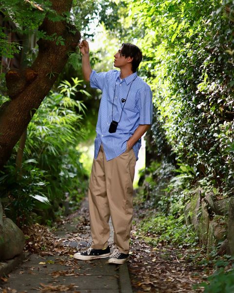 PLAY COMME des GARCON 23SS STRIPE S/S SHIRT スタイル