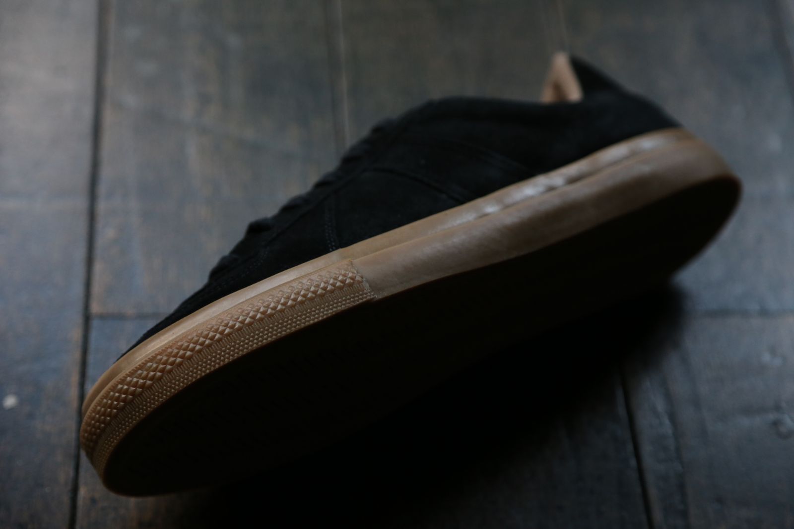 GERMAN MILITARY TRAINER(4700S)BLACK SUEDE