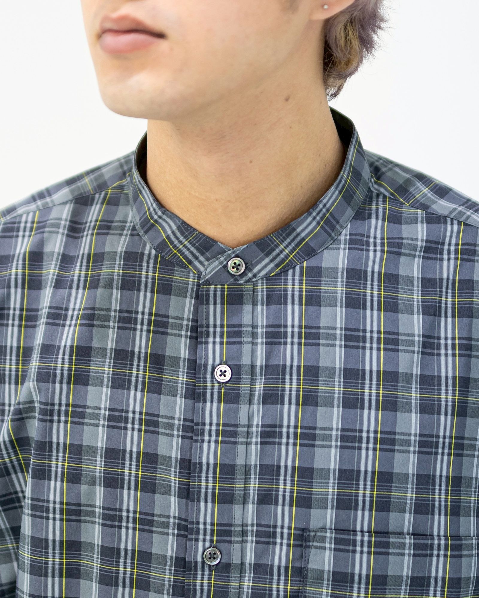 FreshService MADRAS DRY TECH BAND COLLAR SHIRT 2月14日(土)新作発売！
