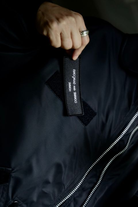 COMME des GARCONS HOMME ナイロンツイルコートスタイル2024.10.08.