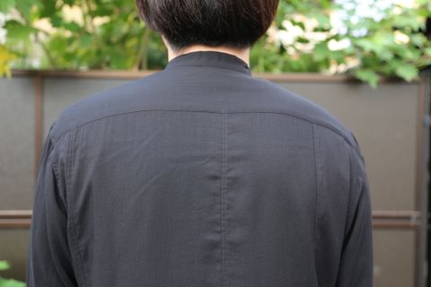 Yohji Yamamoto pour Homme 2020AW G-重ねスリットシャツテンセルローン(HR-B31-212 style.2020.9.9.