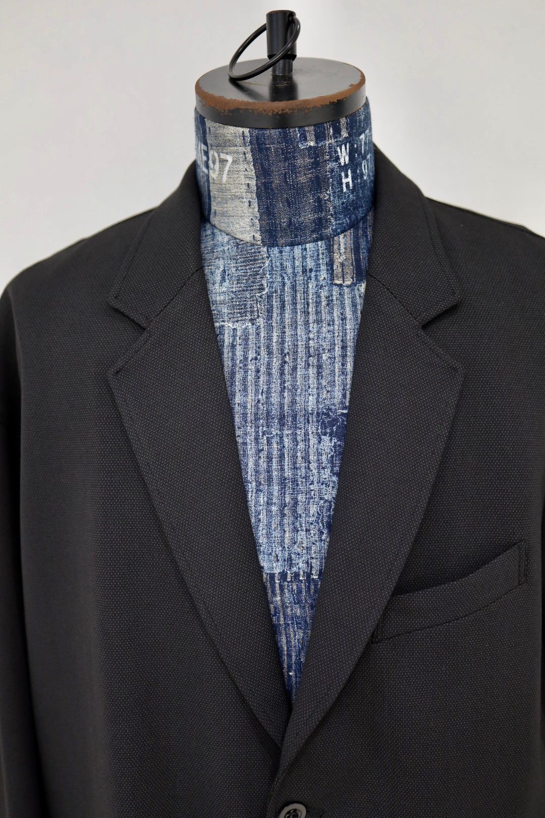 グラフペーパー 25AW SIDOGRAS Melange Ponte Jacket(GM254-20049)BLACK☆11月29日(土)発売！