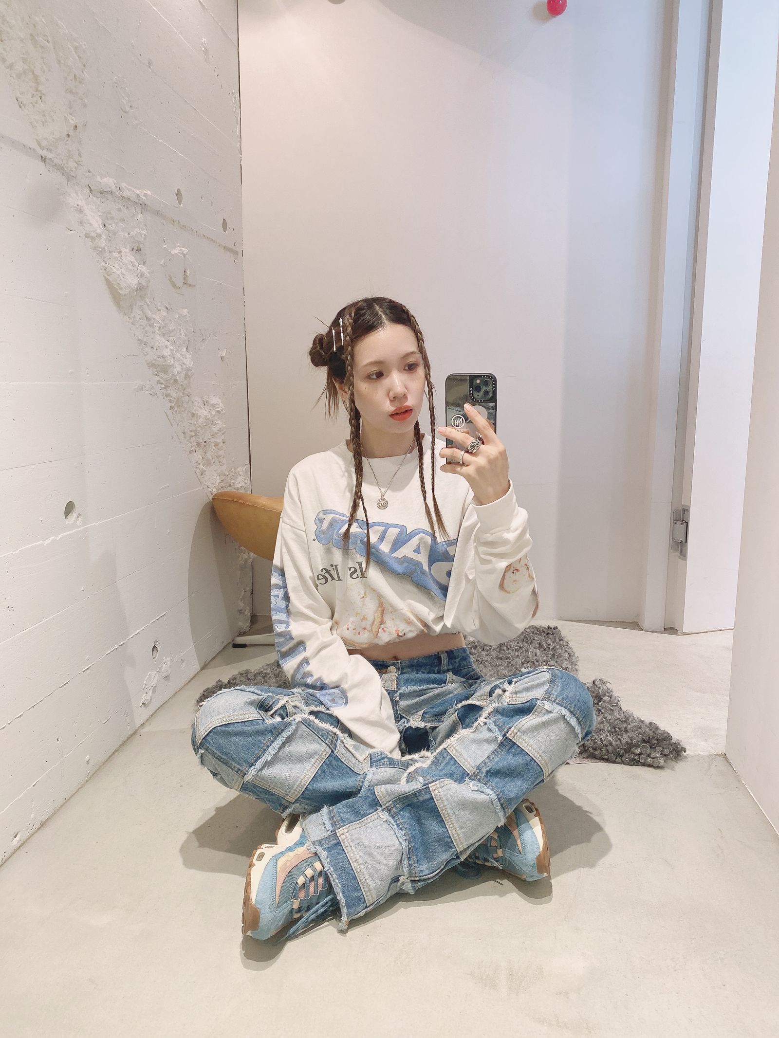 セントマイケル HEART CKIE LS TEE style.2024.8.22