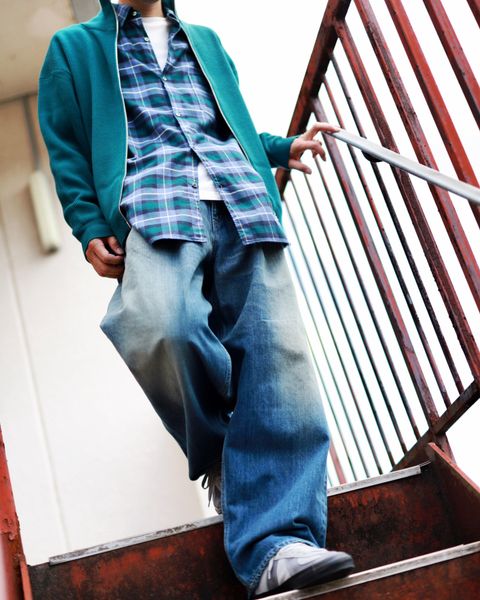 Graphpaper 23AW High Density Drivers Knit"GREEN"スタイル