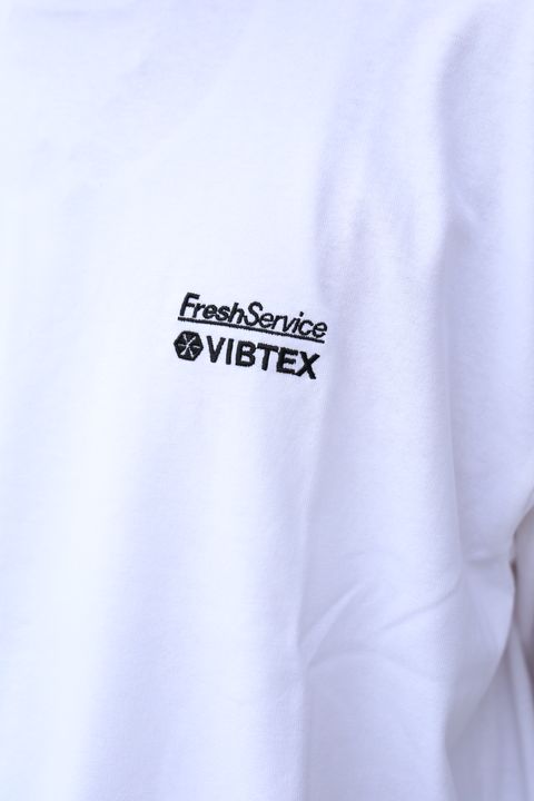 FreshService VIBTEX for FreshService S/S CREW NECK TEE (WHITE) 5月31日(土)新作発売！