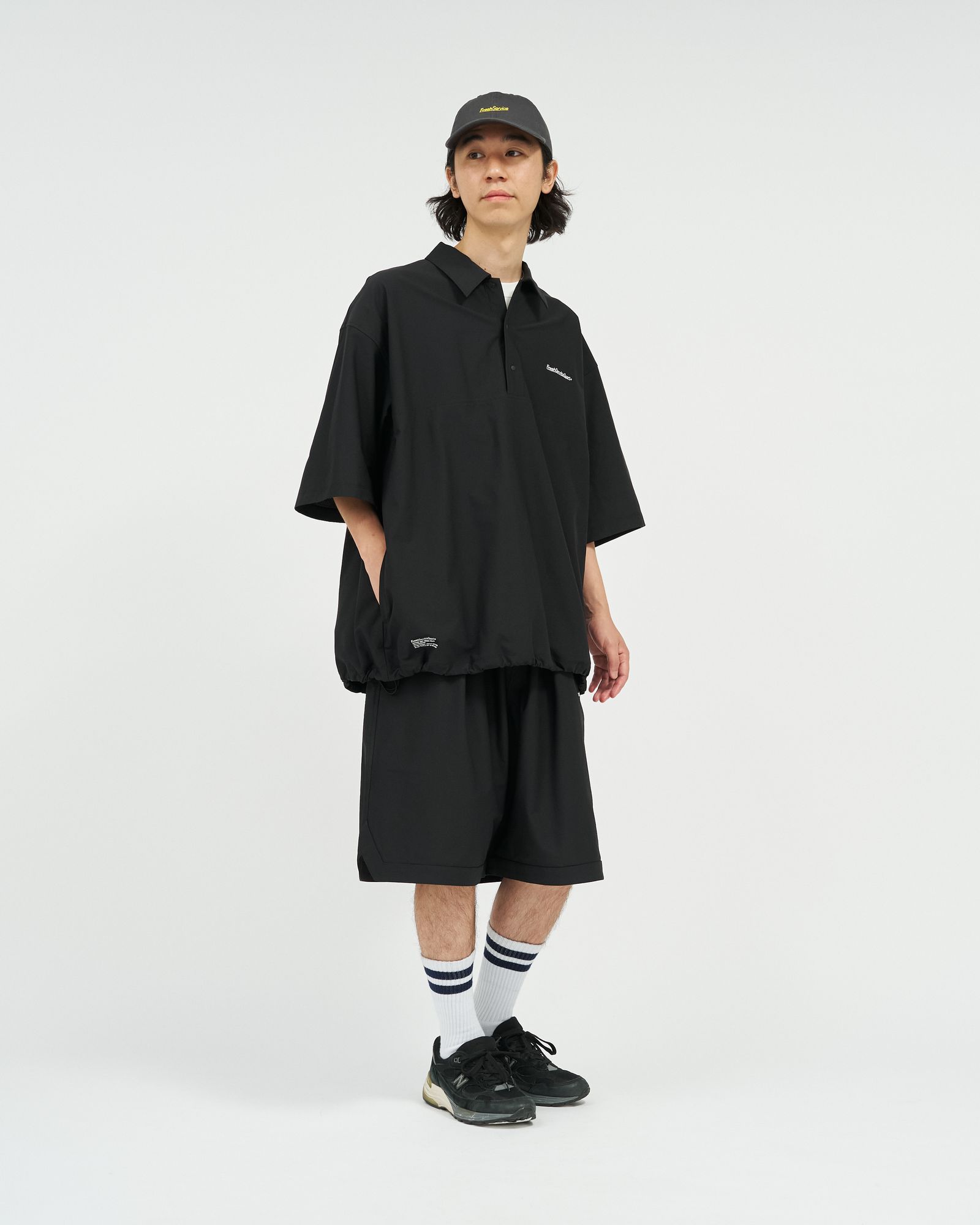 フレッシュサービス  ACTIVE DRY MESH POLO(FSC263-70164)BLACK☆7月18日(土)新作発売！